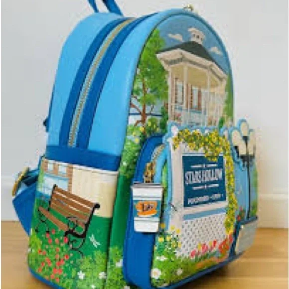 Loungefly Blue Stars Hollow Backpack - Picture 3 of 3
